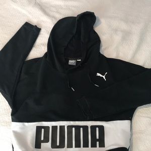 Cropped Puma hoodie